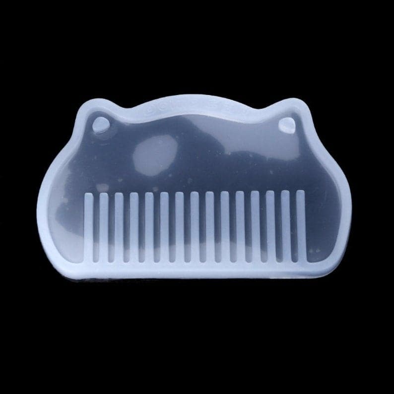Black Resin Mould   Hair Comb Mould-Comb 3 Resin Craft Moulds