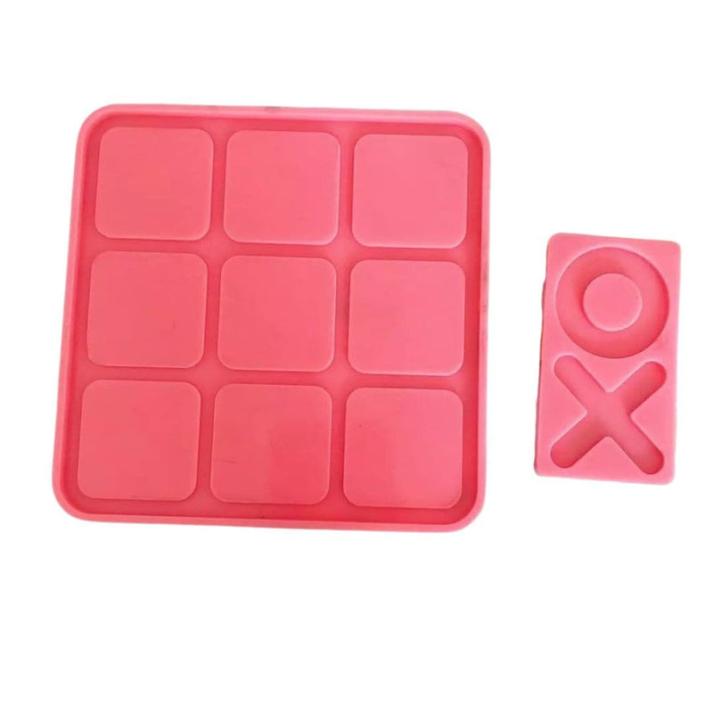 Salmon Resin Mould   Silicone Mould - Tic Tac Toe-Small Resin Craft Moulds