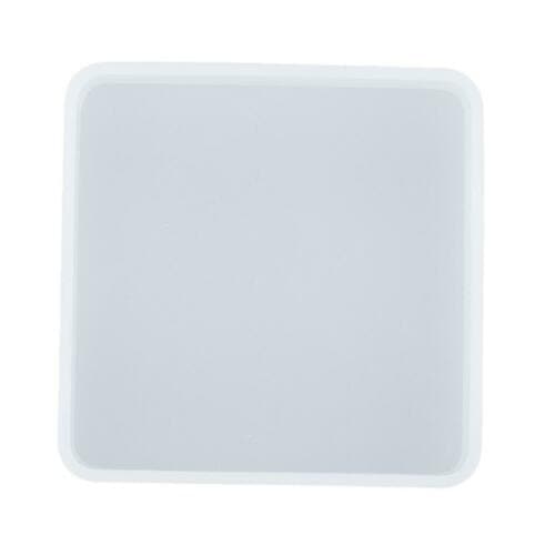 Light Gray Resin Mould   Coaster Mould-Square Resin Craft Moulds