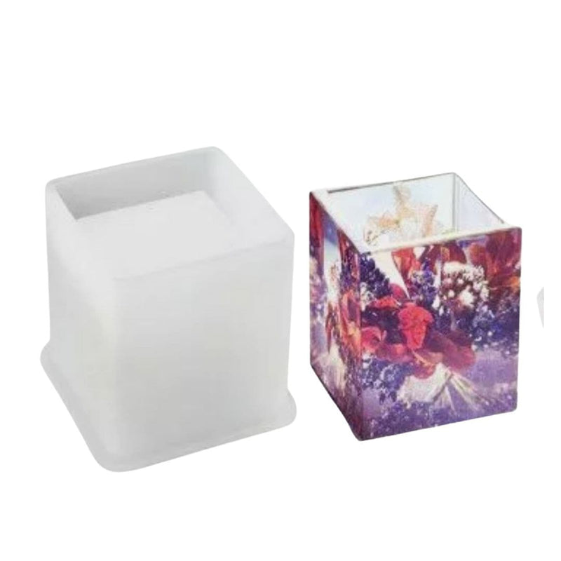 Light Gray Resin Mould   Small Casting Cube Mould Resin Craft Moulds