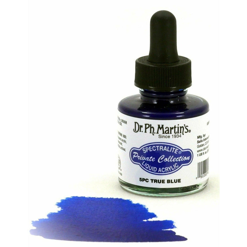 Lavender Dr. Ph. Martin's Spectralite Private Collection Liquid Acrylic Ink  29.5ml  True Blue Inks