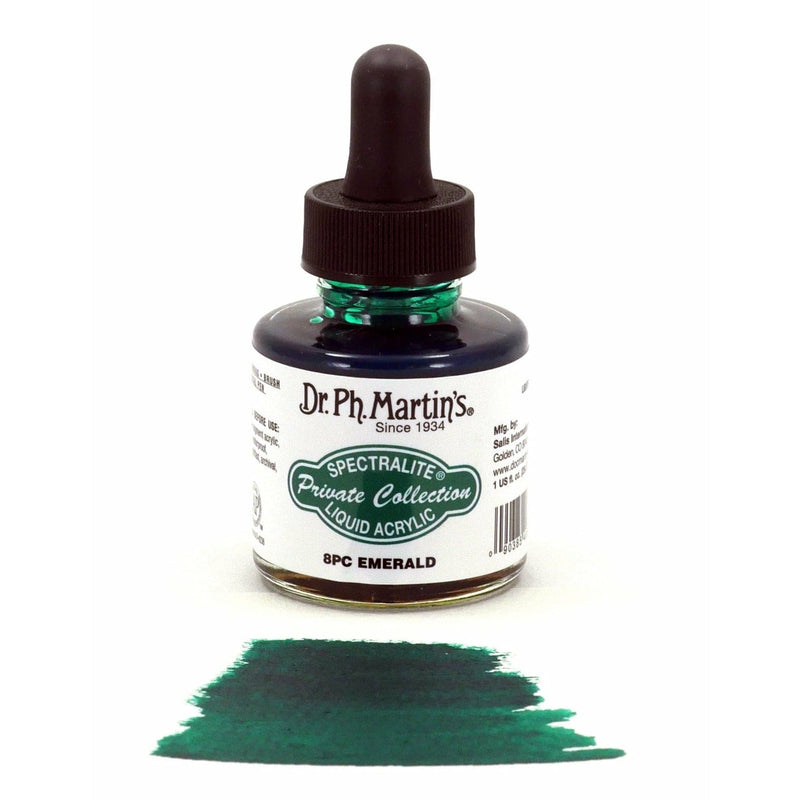 Beige Dr. Ph. Martin's Spectralite Private Collection Liquid Acrylic Ink  29.5ml  Emerald Inks