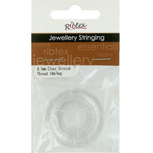 Light Gray Ribtex  Stretch Thread 0.5mm Clear 10M Jewelry Cord and String