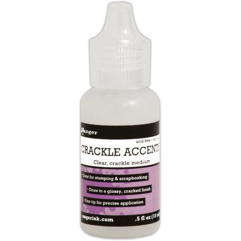 Light Gray Ranger Crackle Accents 14ml Embossing Supplies