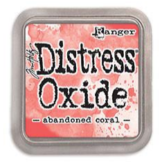 Light Coral Tim Holtz Distress Oxides Ink Pad Abandoned Coral Stamp Pads
