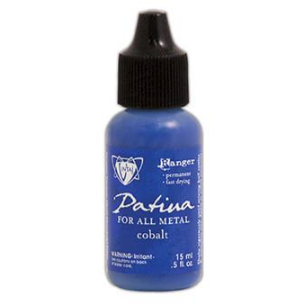 Dark Slate Blue Vintaj Patinas 14ml -Cobalt Craft Paint