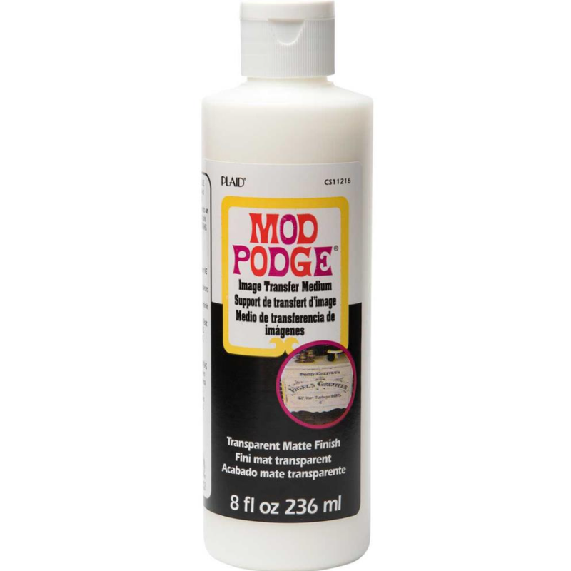 Dark Khaki Mod Podge Image Transfer Medium 236ml Craft Paint Finishes Varnishes and Sealers