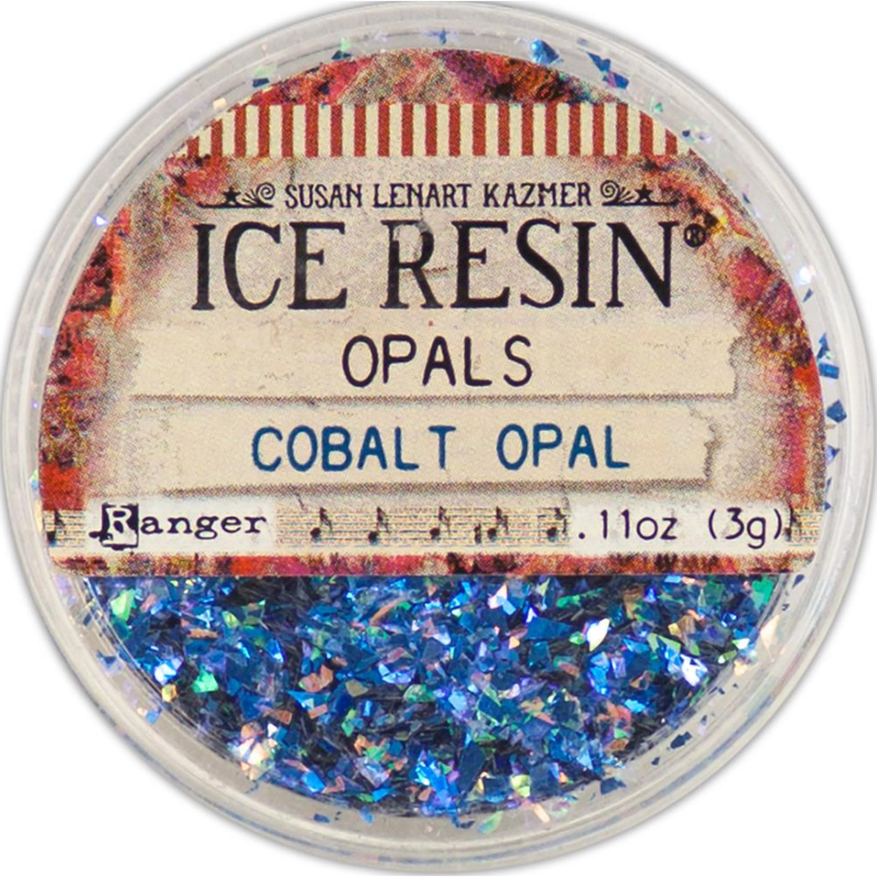 Gray Ice Resin Opals-Cobalt Resin Mix Ins