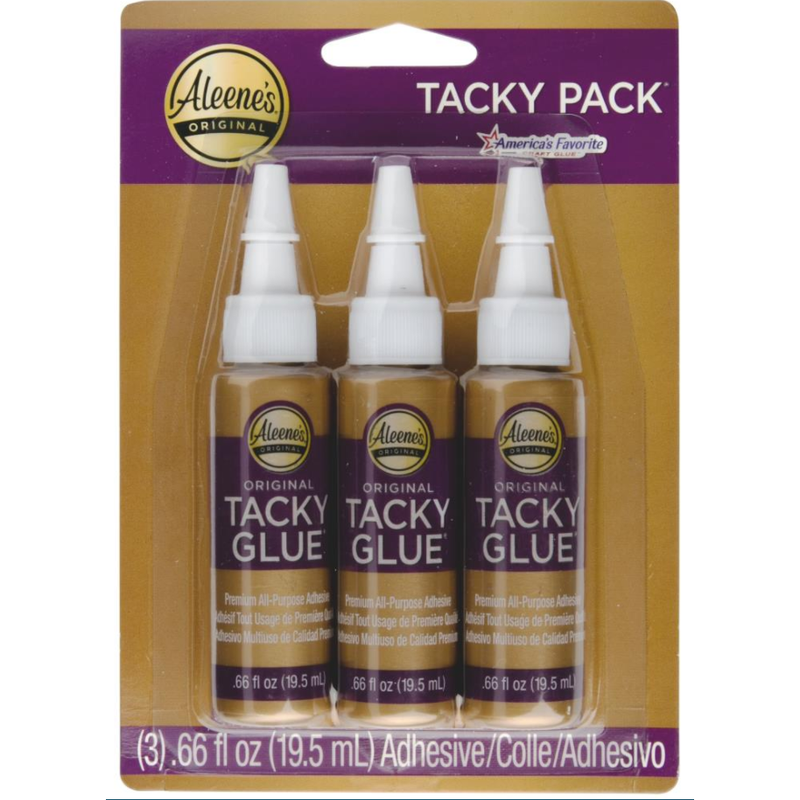 Sienna Aleene's Try Me Size Tacky Pack 3 x 19.5ml pack Glues