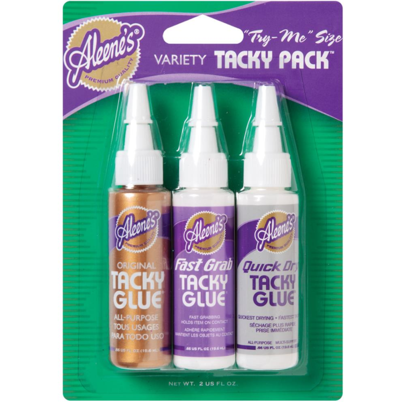 Lavender Aleene's Try Me Size Tacky Pack 19.5ml x 3 pcs Glues