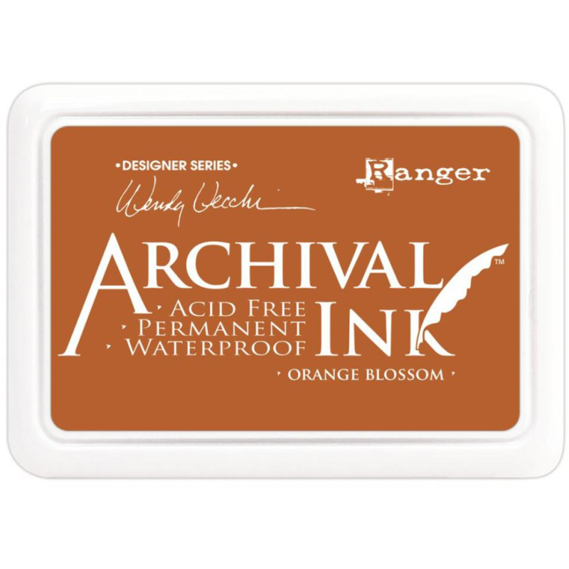Sienna Wendy Vecchi Archival Ink Pad Orange Blossom Stamp Pads