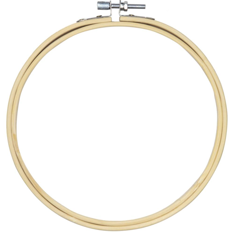 White Cousin Natural Wood Hoop 6" / 15cm Needlework Hoops and Frames