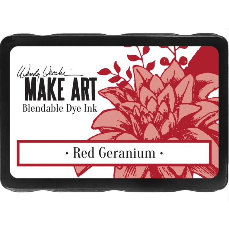 Light Coral Wendy Vecchi Make Art Dye Ink Pads Red Geranium Stamp Pads