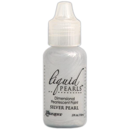 Gray Liquid Pearls Dimensional Pearlescent Paint 14ml-Silver Pearl Dimensional Craft Paint