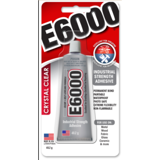 Gray E6000 Glue  Clear 40.2 G Au Glues