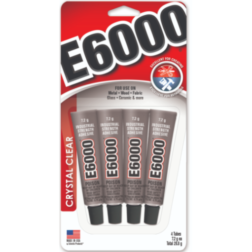 Dim Gray E6000 Glue  Clear 7.2 G Mini Pk Au Glues