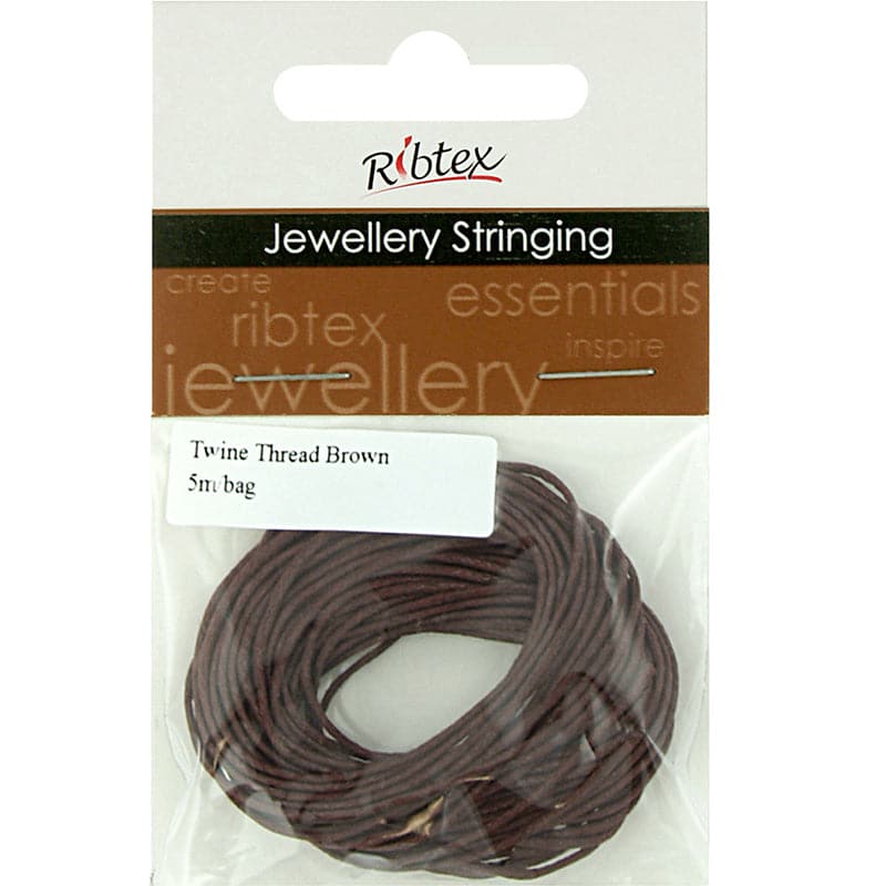 Dark Olive Green Ribtex  Twine Thread Brown 5M Jewelry Cord and String