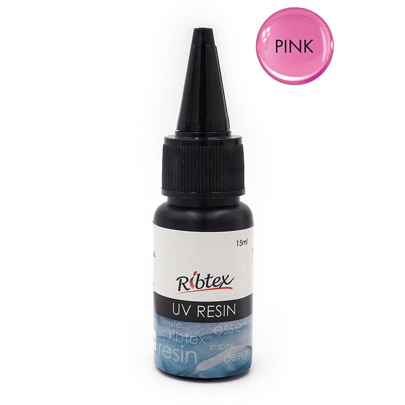 Dark Slate Gray Ribtex UV Resin-Pink 15ml Resin Jewelry Making