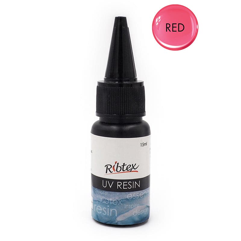 Dark Slate Gray Ribtex UV Resin-Red 15ml Resin Jewelry Making