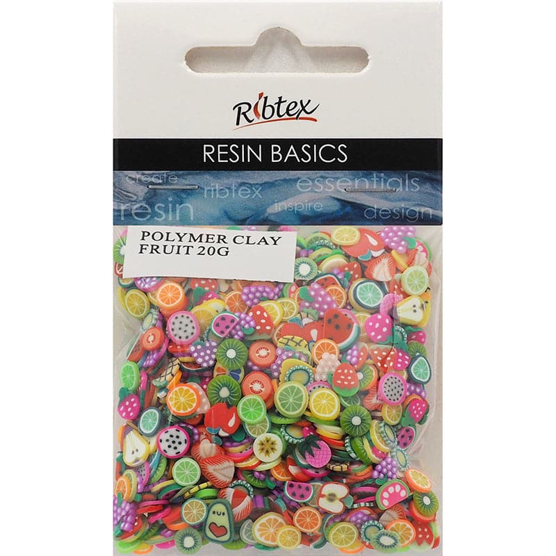 Gray Ribtex UV Resin Polymer Clay-Fruit 20g Resin Jewelry Making