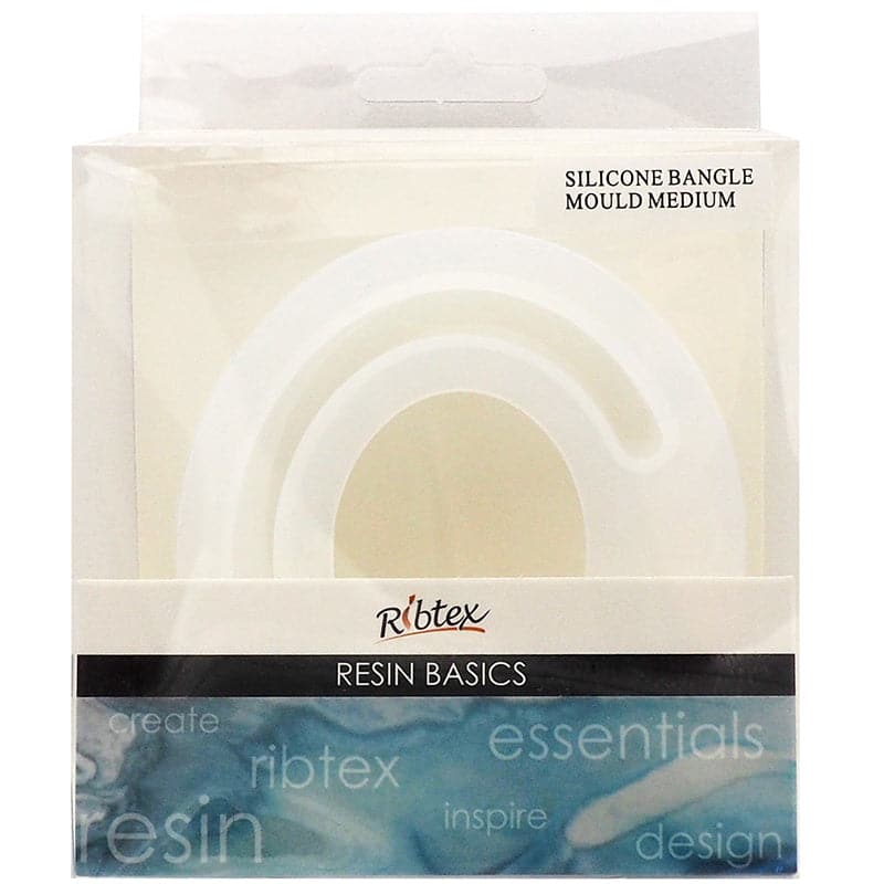 Light Gray Ribtex Resin Silicone Mould Bangle Small Resin Craft Moulds