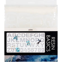 Dark Slate Gray Ribtex Resin Silicone Mould A-Z Resin Moulds