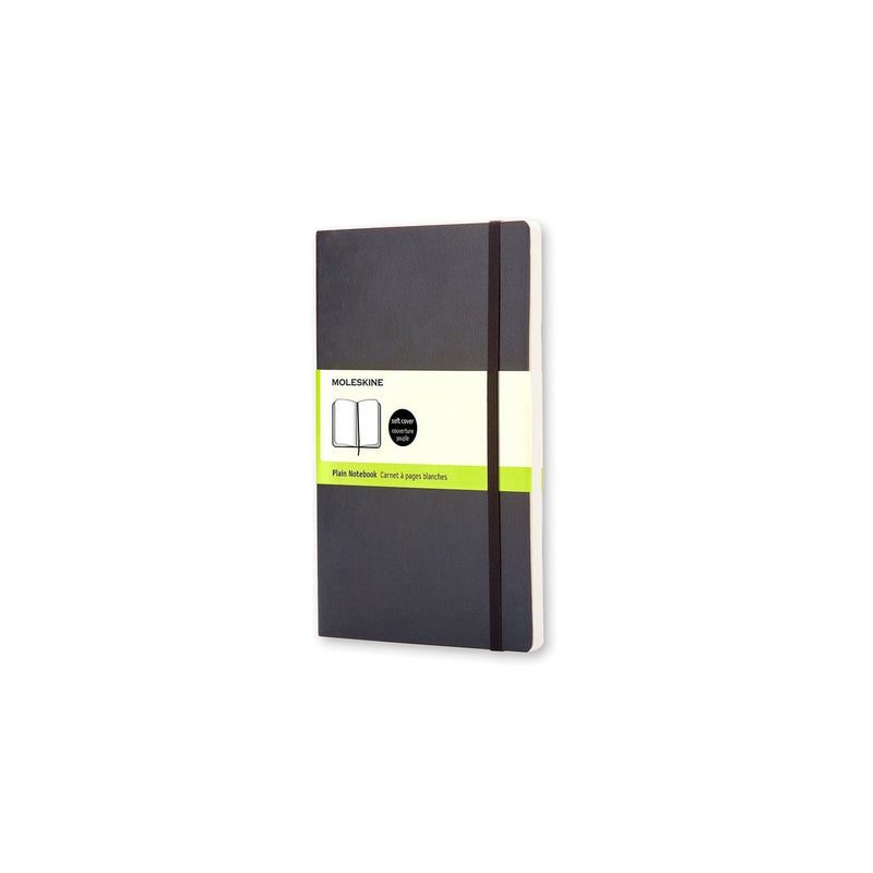 Dark Slate Gray Moleskine Classic  Soft Cover  Note Book -  Plain  -  Pocket - Black Pads