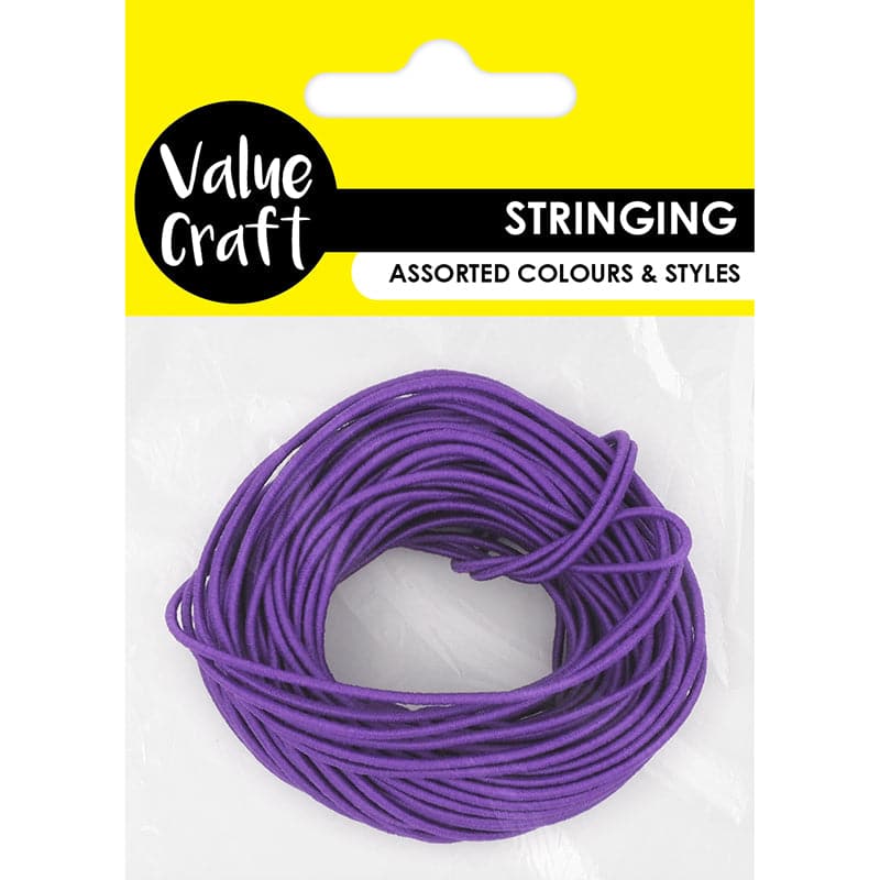 Lavender Value Craft  Craft Elastic Thread Purple 10M Jewelry Cord and String