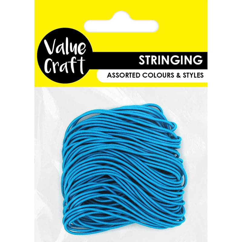 Dark Slate Gray Value Craft-Craft Elastic Thread Turquoise 10m Jewelry Cord and String