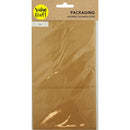 Dark Khaki Value Craft  Bags with  Gusset Paper 21X12X8cm Brown 10 Piece Treat Bags Boxes and Fillers