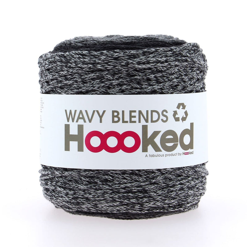 Brown Hoooked Wavy Blends Yarn Anthracite Stone 250 Grams 260 Metres Knitting and Crochet Yarn