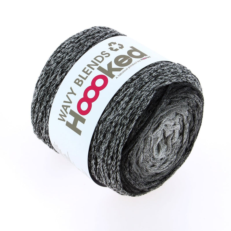 Dim Gray Hoooked Wavy Blends Yarn Anthracite Stone 250 Grams 260 Metres Knitting and Crochet Yarn