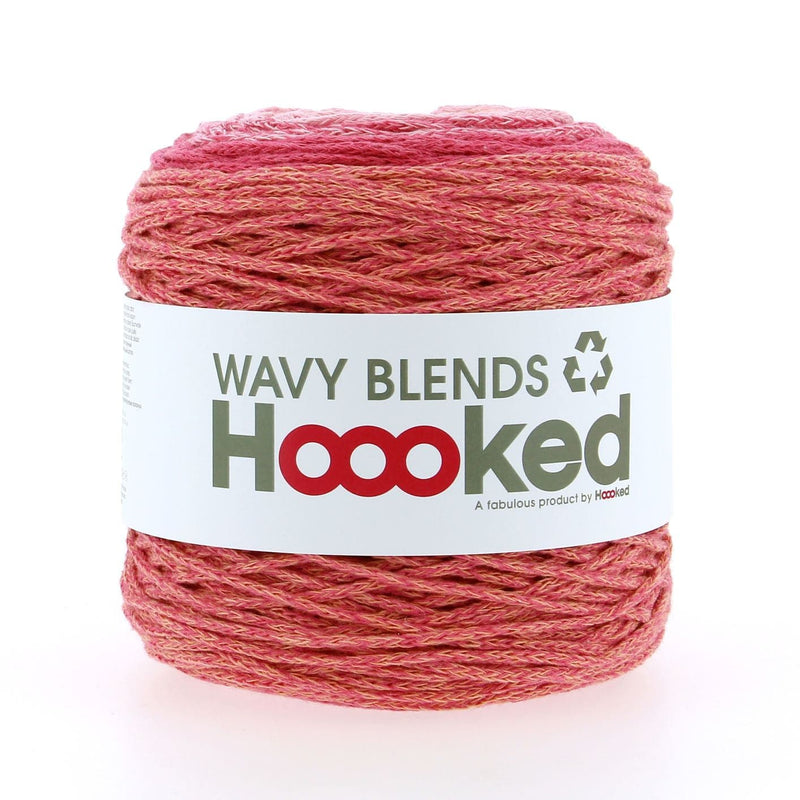 Maroon Hoooked Wavy Blends Yarn Iced Pink 250 Grams 260 Metres Knitting and Crochet Yarn