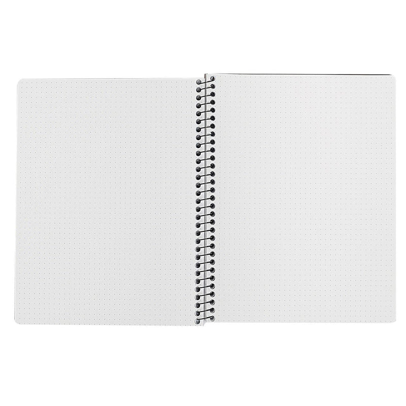 Lavender Decomposition Book Spiral Notebook   Dot Grid   Large   Mosaic Pads