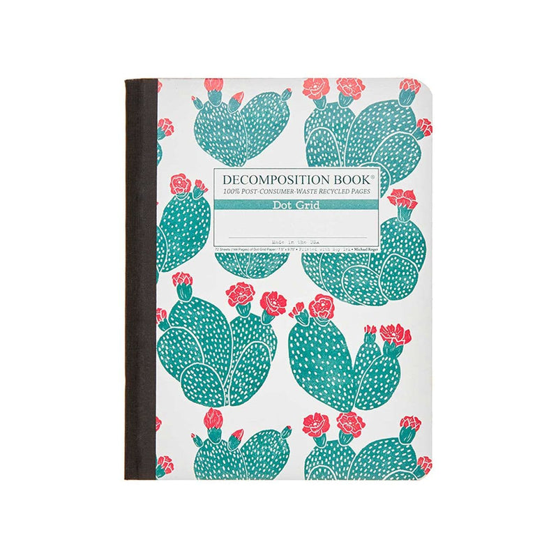 Light Gray Decomposition Book Notebook  Dot Grid   Large   Beavertail Pads