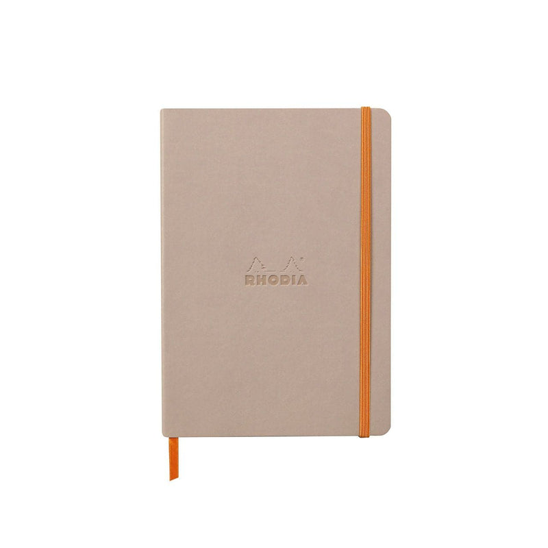 Rosy Brown Rhodia Rhodiarama Soft Cover Note Book Ruled A5 Rose Smoke Pads
