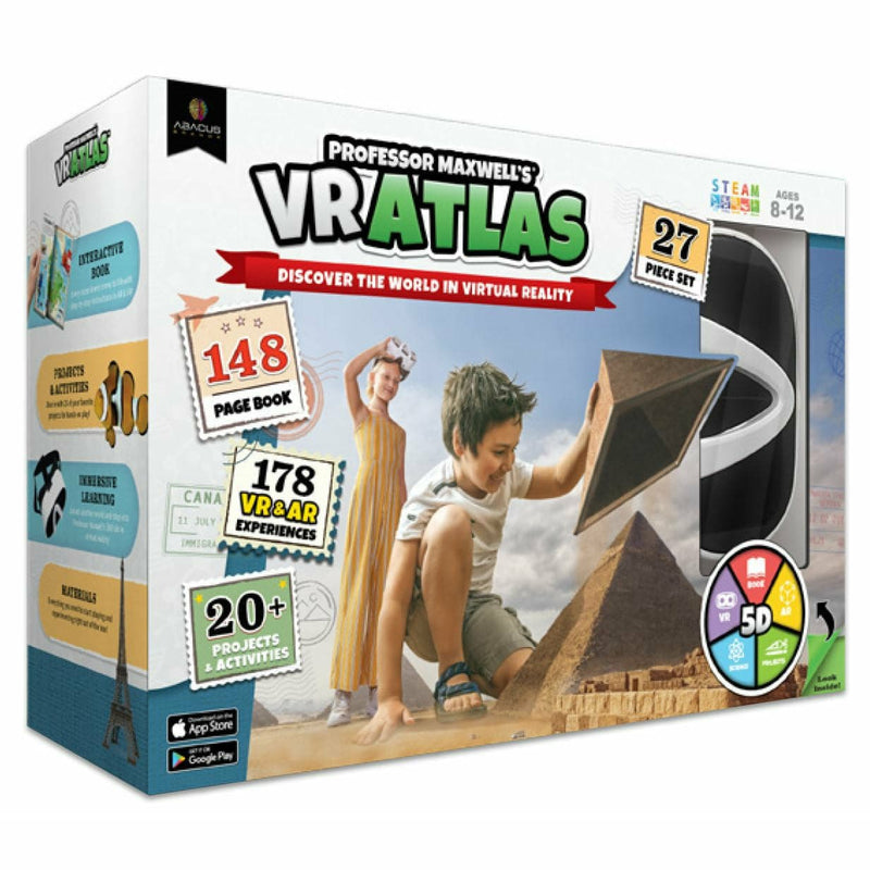 Light Gray Abacus - Professor Maxwell's VR Atlas Kids STEM & Steam kits