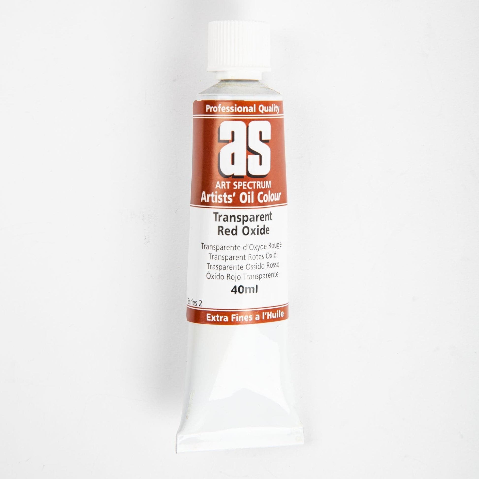 Rosy Brown Art Spectrum Oil Paint 40mL Transparent Red Oxide S2 Oil Paints