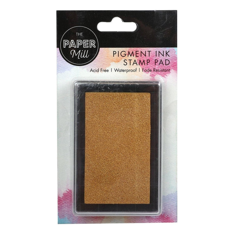 Sienna The Paper Mill Gold Ink Stamp Pad 89 x 63mm Stamp Pads