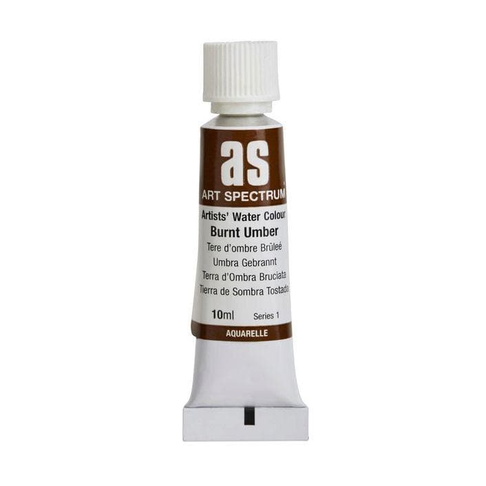 Gray Art Spectrum Artists  Watercolour Paint Burnt Umber  S1 Watercolour Paints