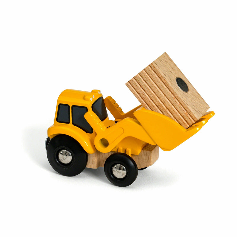 Goldenrod BRIO Vehicle - Loader 2 pieces Kids Educational Games and Toys