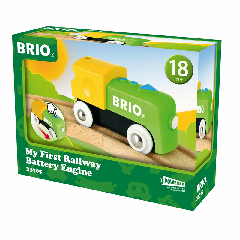 Forest Green BRIO My First - Railway Battery Engine Kids Educational Games and Toys