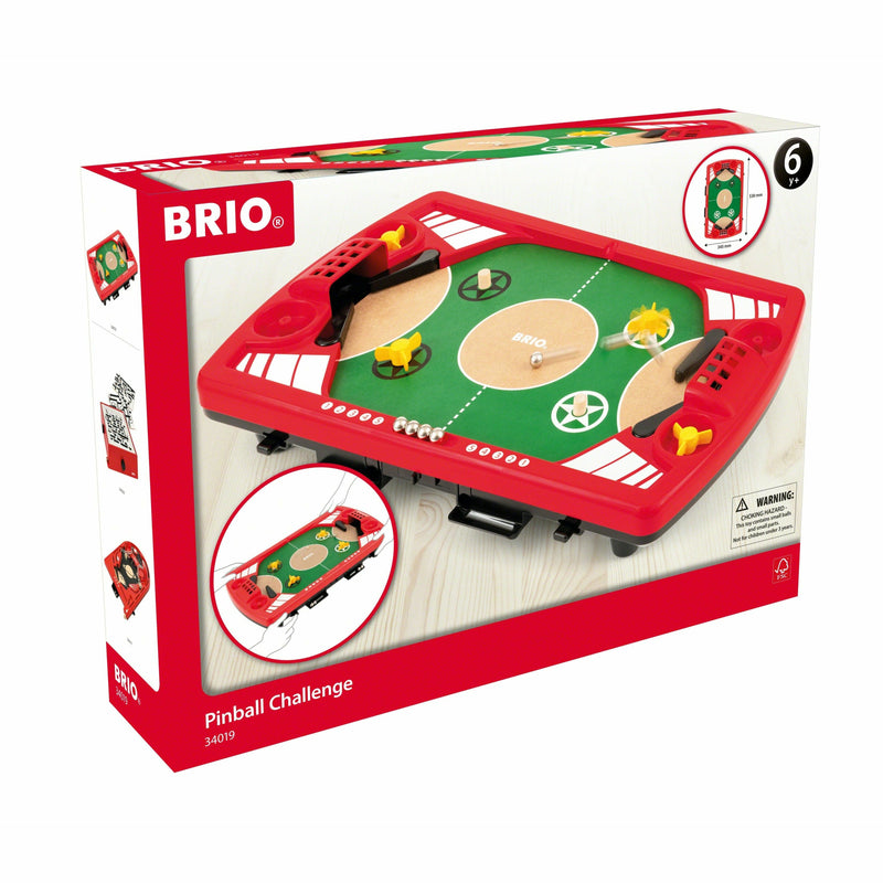 Dark Olive Green BRIO Game - Pinball Challenge 10 pieces Kids Educational Games and Toys