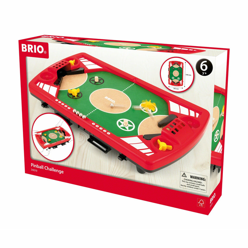 Dark Olive Green BRIO Game - Pinball Challenge 10 pieces Kids Educational Games and Toys