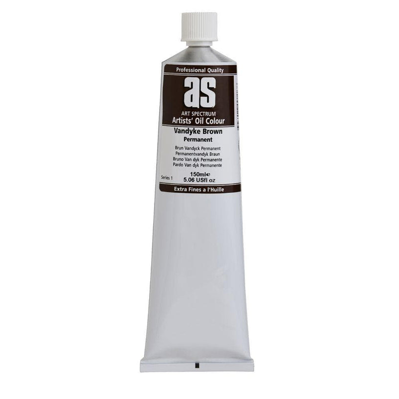 Gray Art Spectrum Oil Paint 150mL Permanent Van Dyke Brown S1 Oil Paints