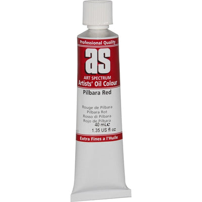 Dark Red Art Spectrum Oil Paint 40mL Pilbara Red  S3 Oil Paints
