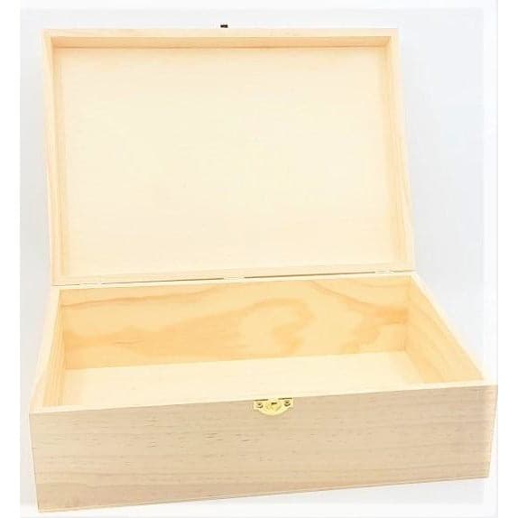 Navajo White Wooden Keepsake Christmas Eve Box With Personalised Tag Option Christmas