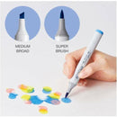 Light Pink Copic Sketch Marker Flourescent Dull Blue FB2 Pens and Markers