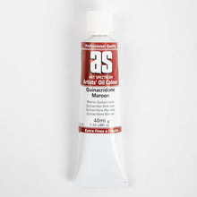 Maroon Art Spectrum Oil Paint 40mL Quinacridone Maroon S4 Oil Paints