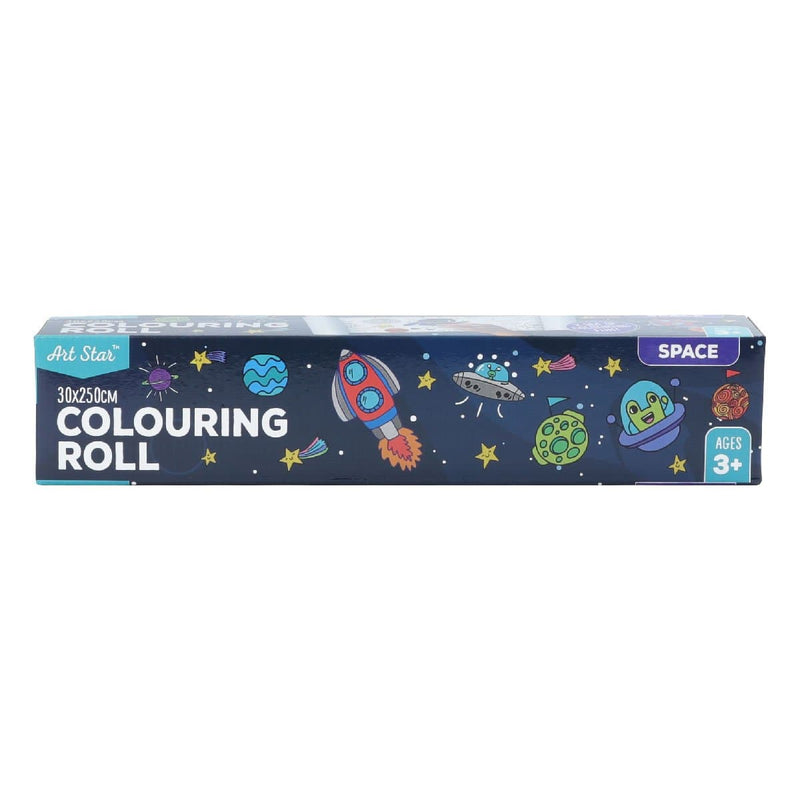 Dark Slate Gray Art Star Space Colouring Roll 250cm Kids Craft Kits